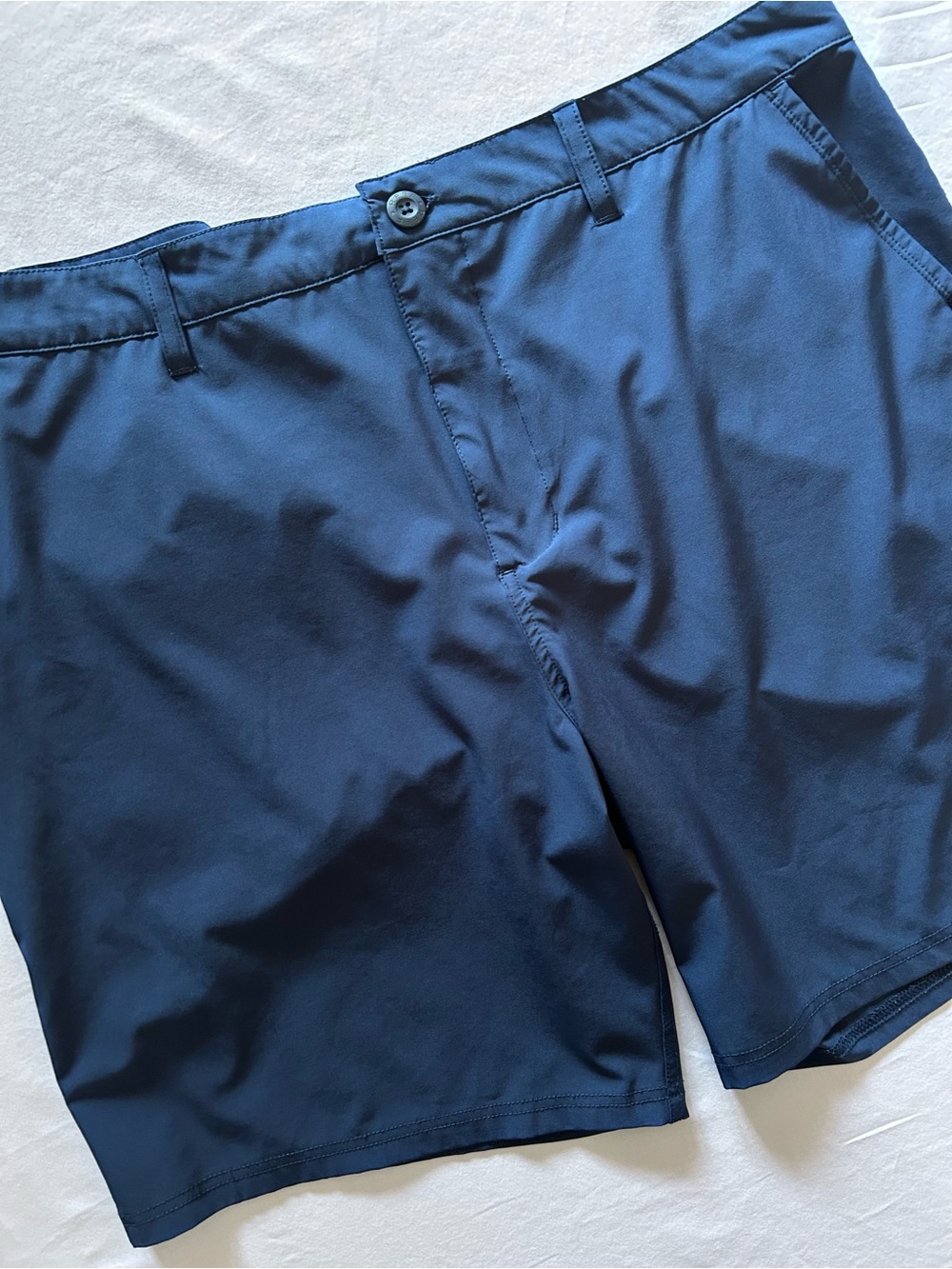 Reef Men’s Navy Stretch Performance Shorts Size 38 8” Inseam